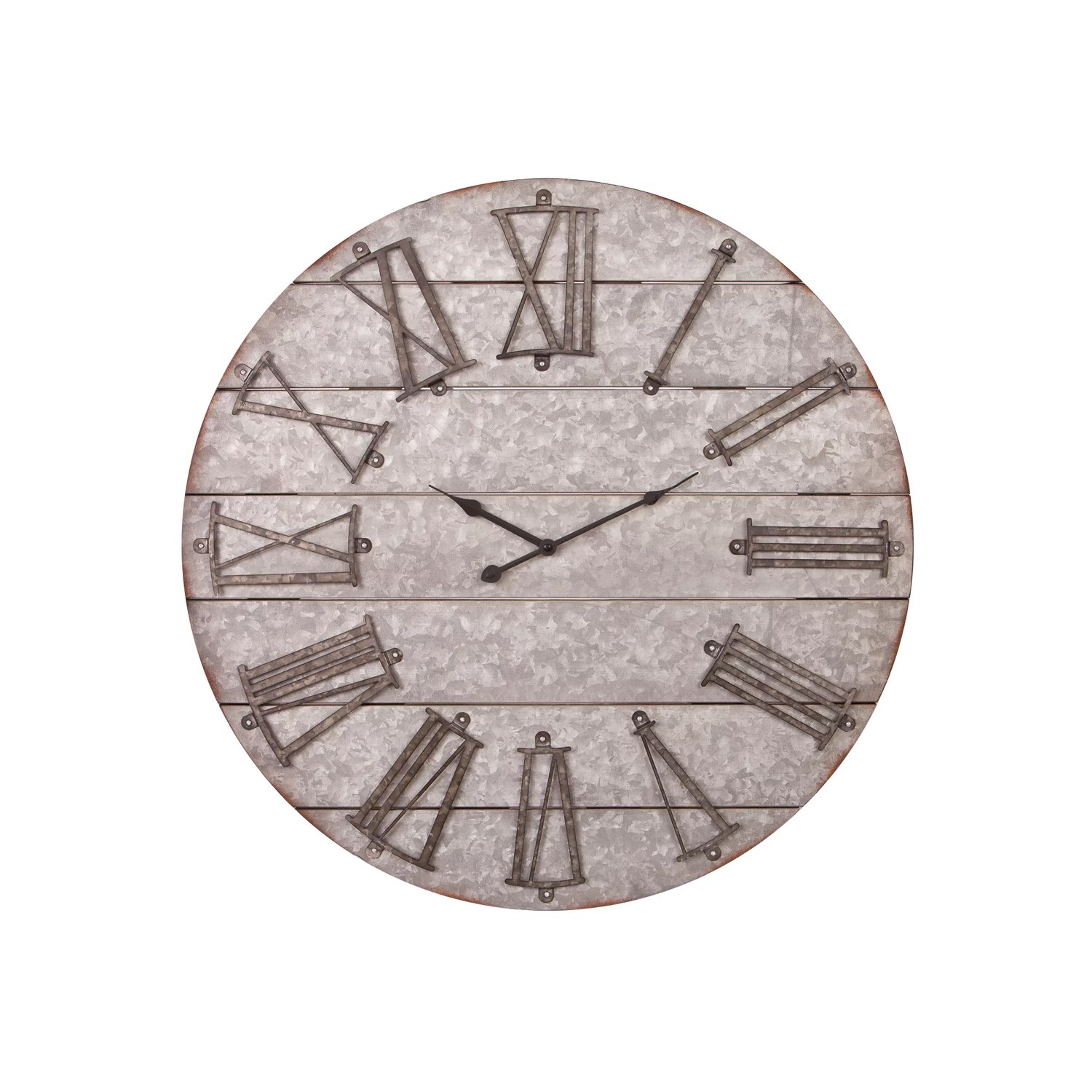 Galvanized Clock