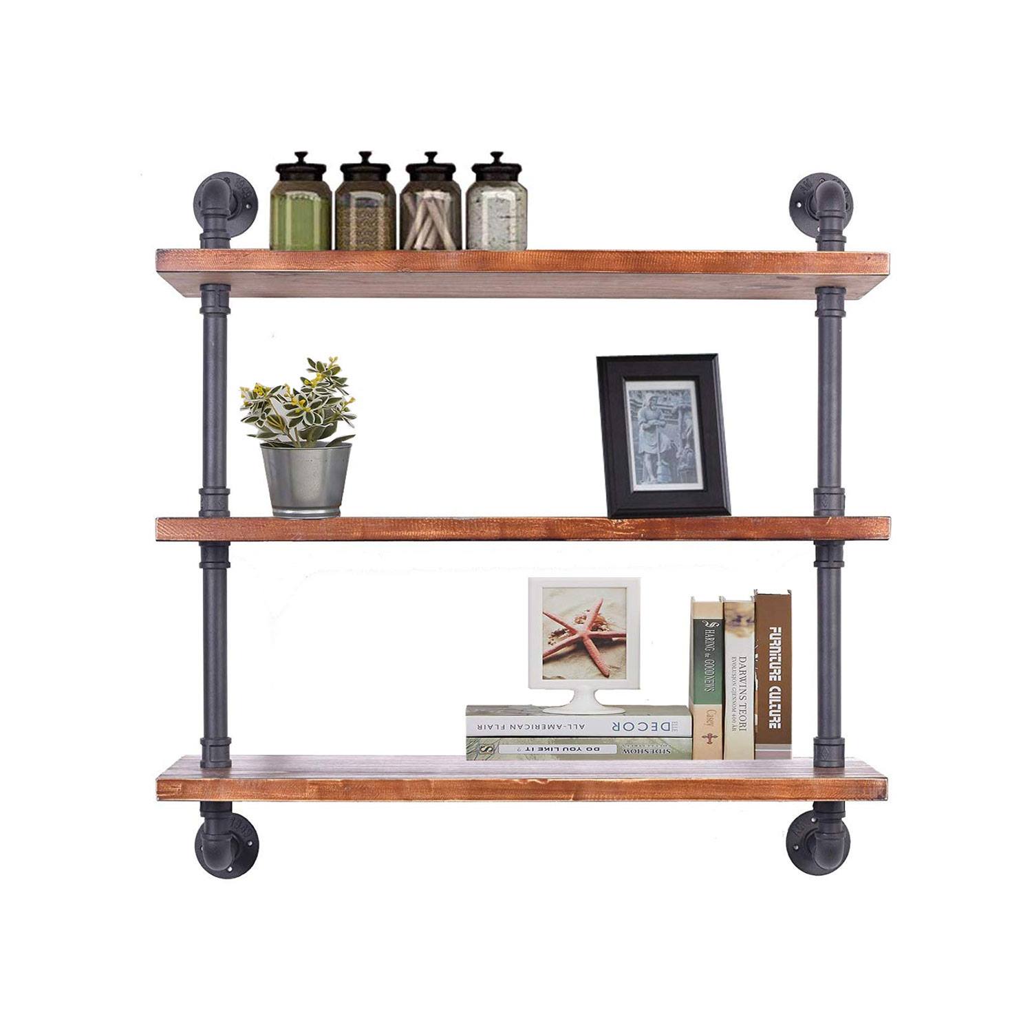 Pipe Shelving Bookshelf