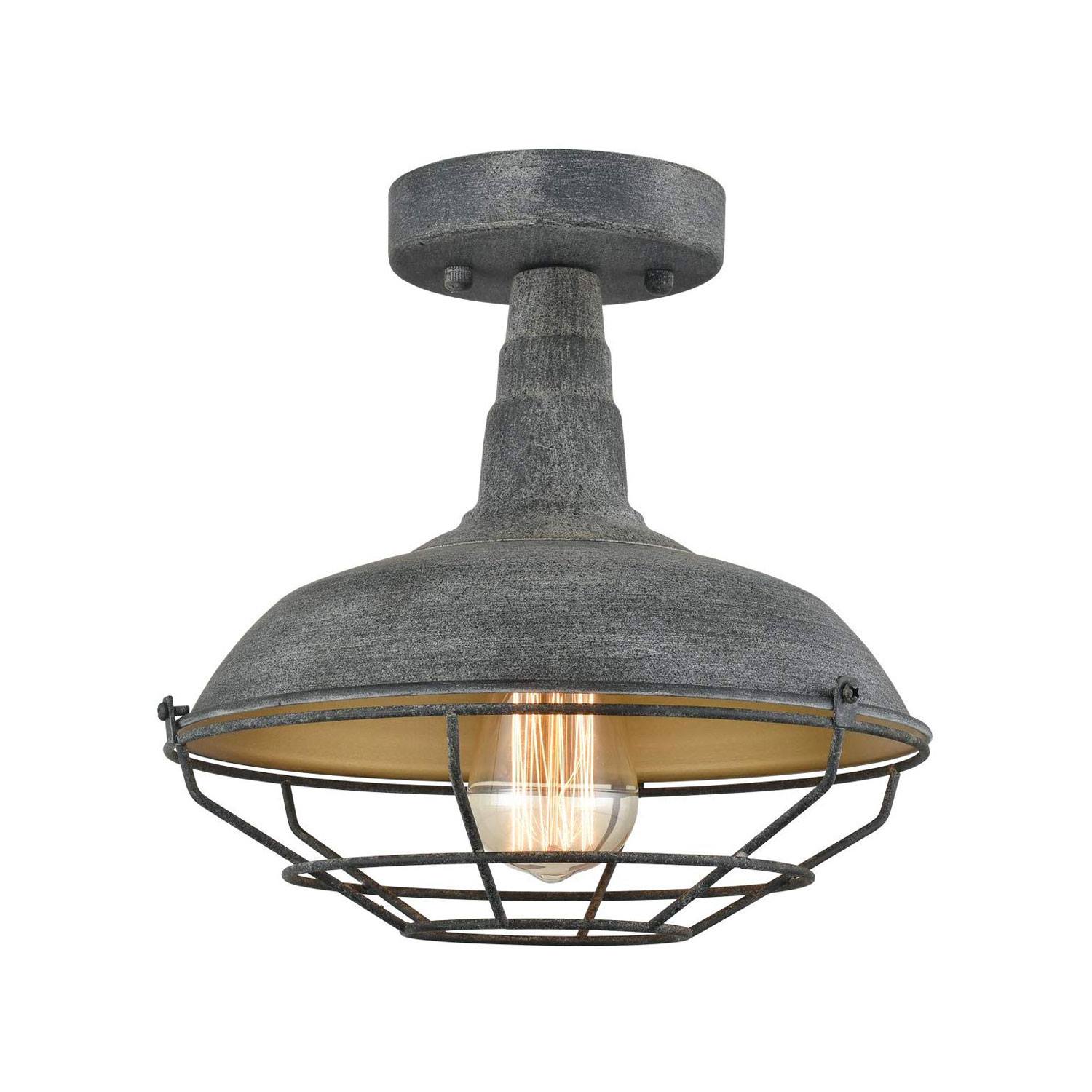 Vintage Barn Semi-Flush Ceiling Lights 