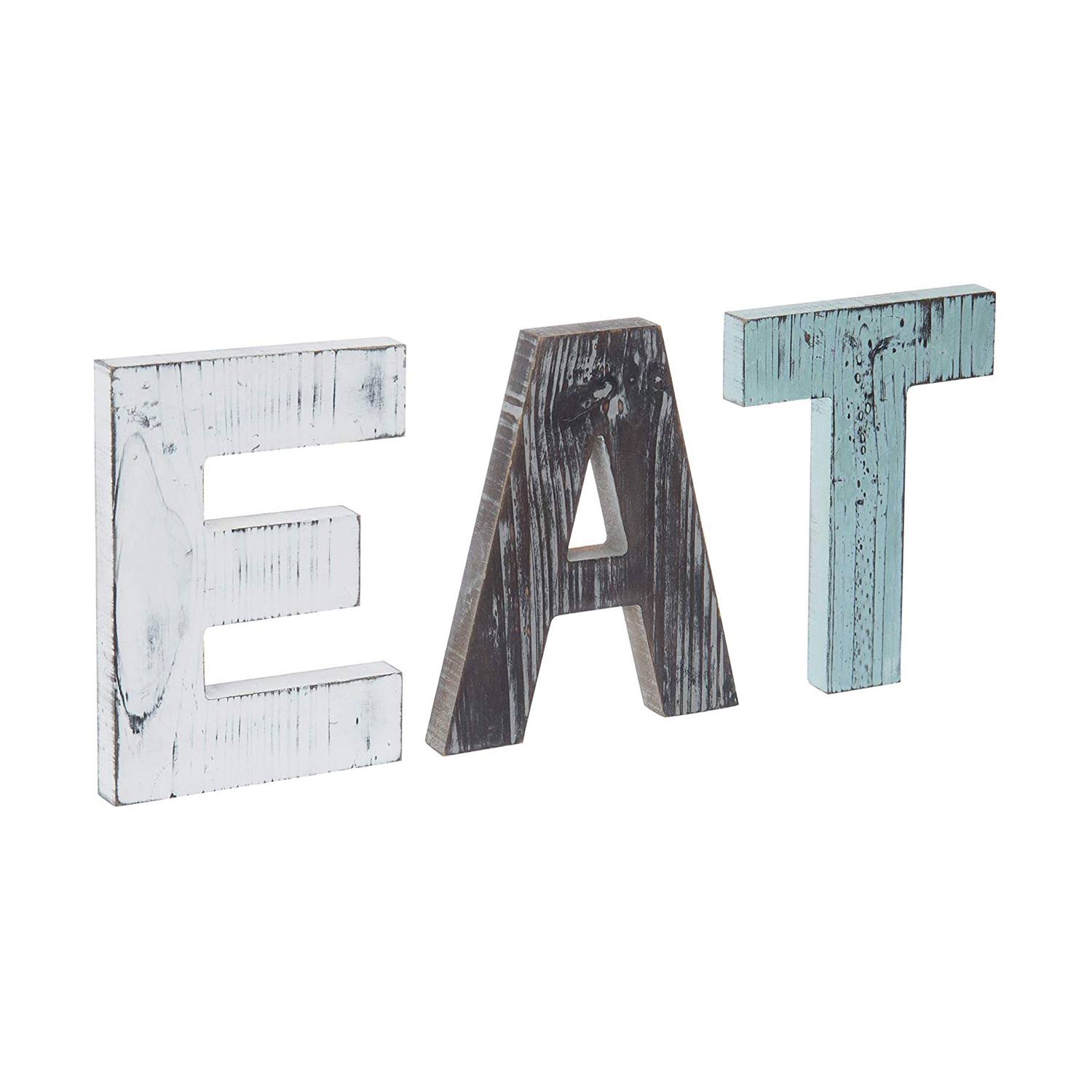 EAT Cutout Wooden Letters