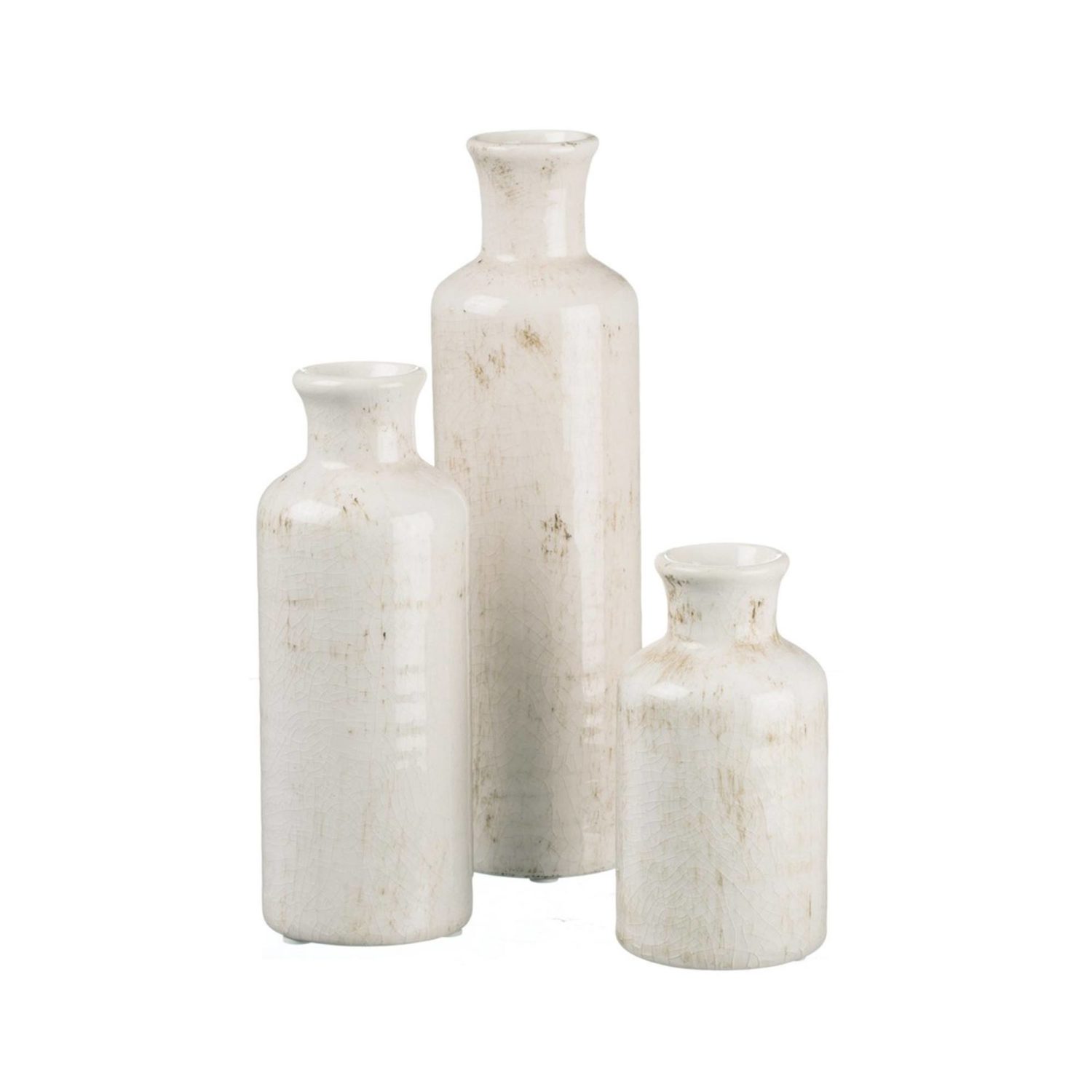 White Vase Set