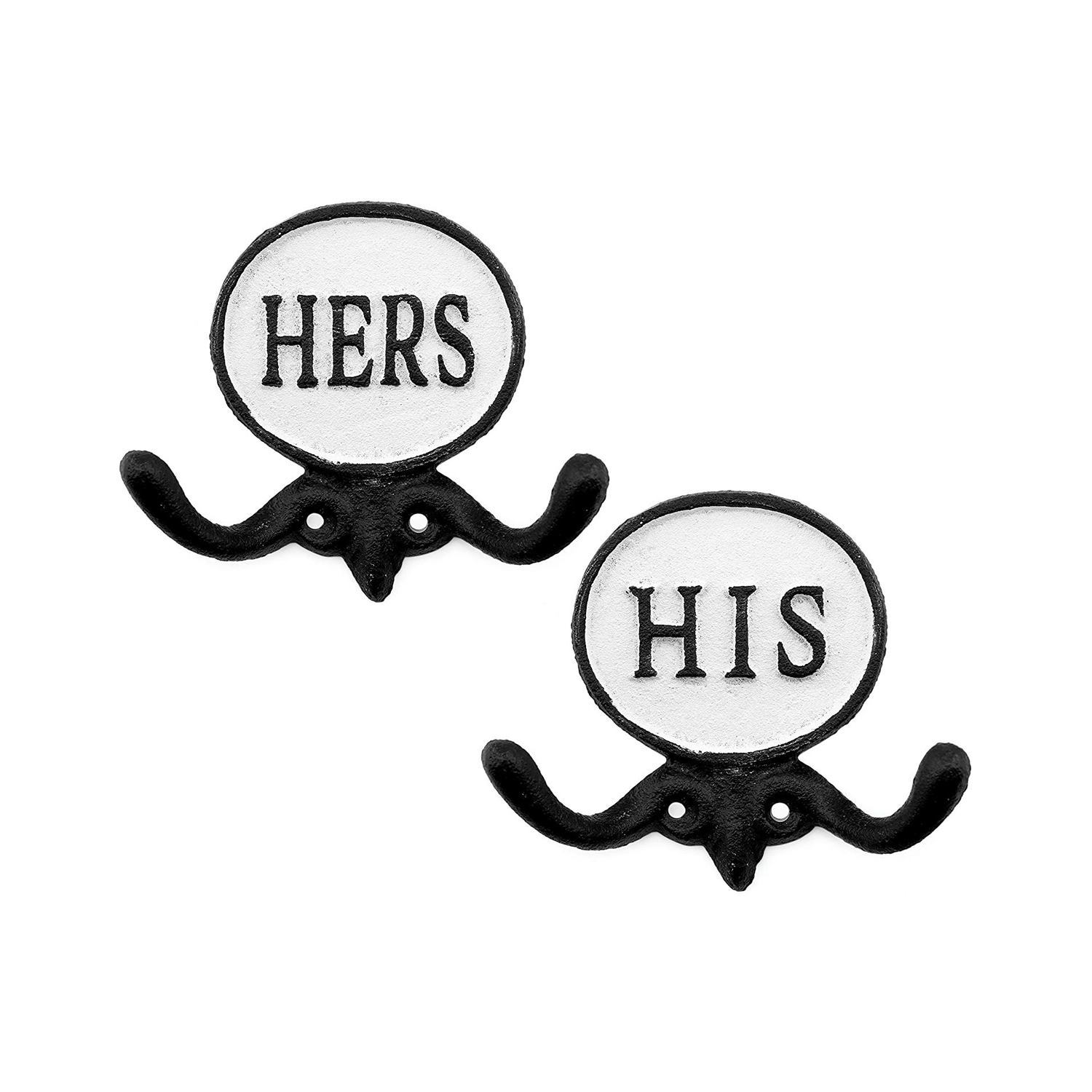 His and Hers Towel Hooks