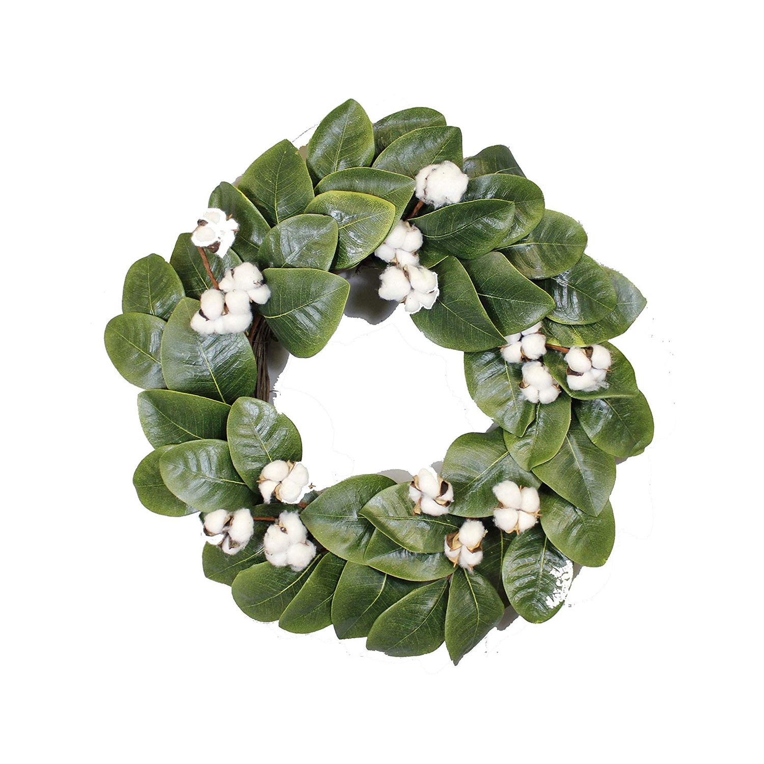 Magnolia & Cotton Wreath