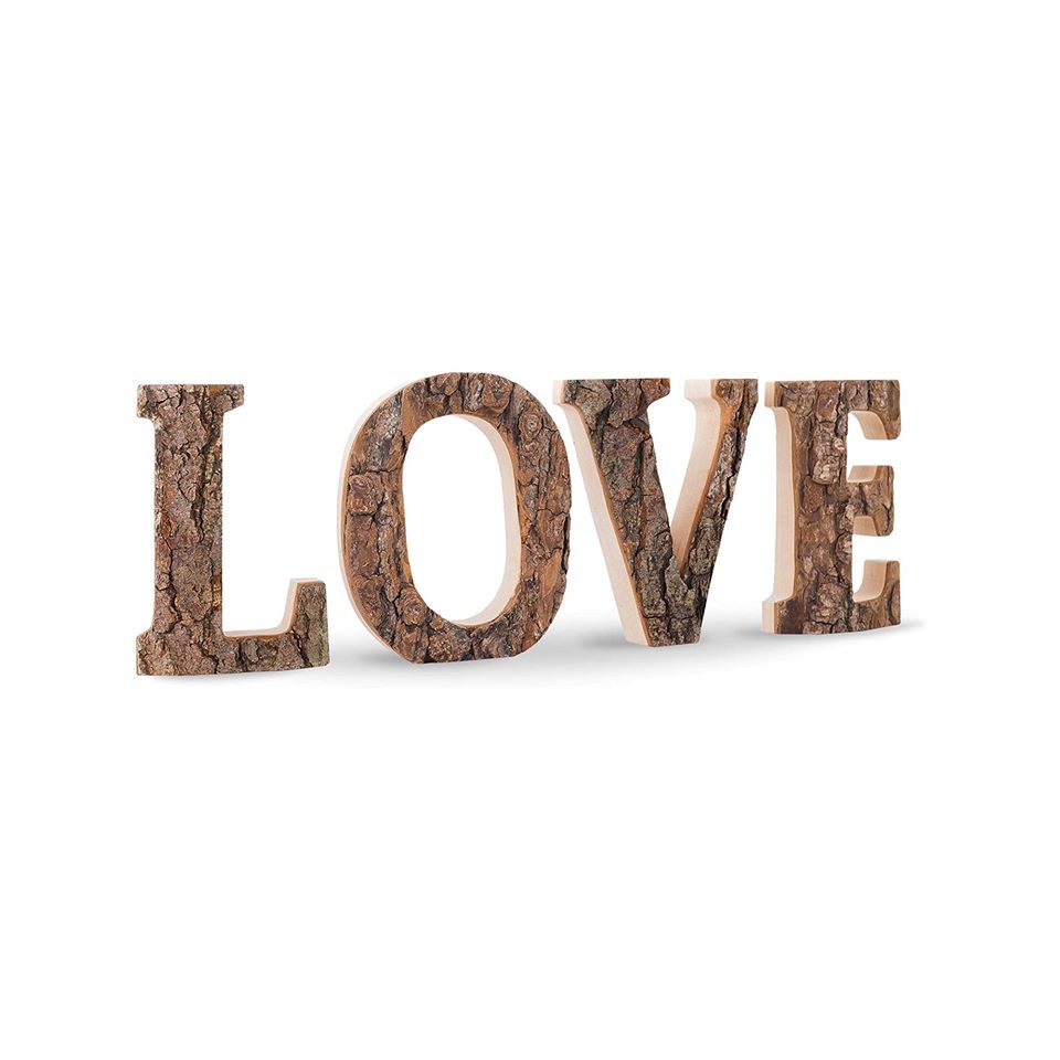 Wood Love Sign