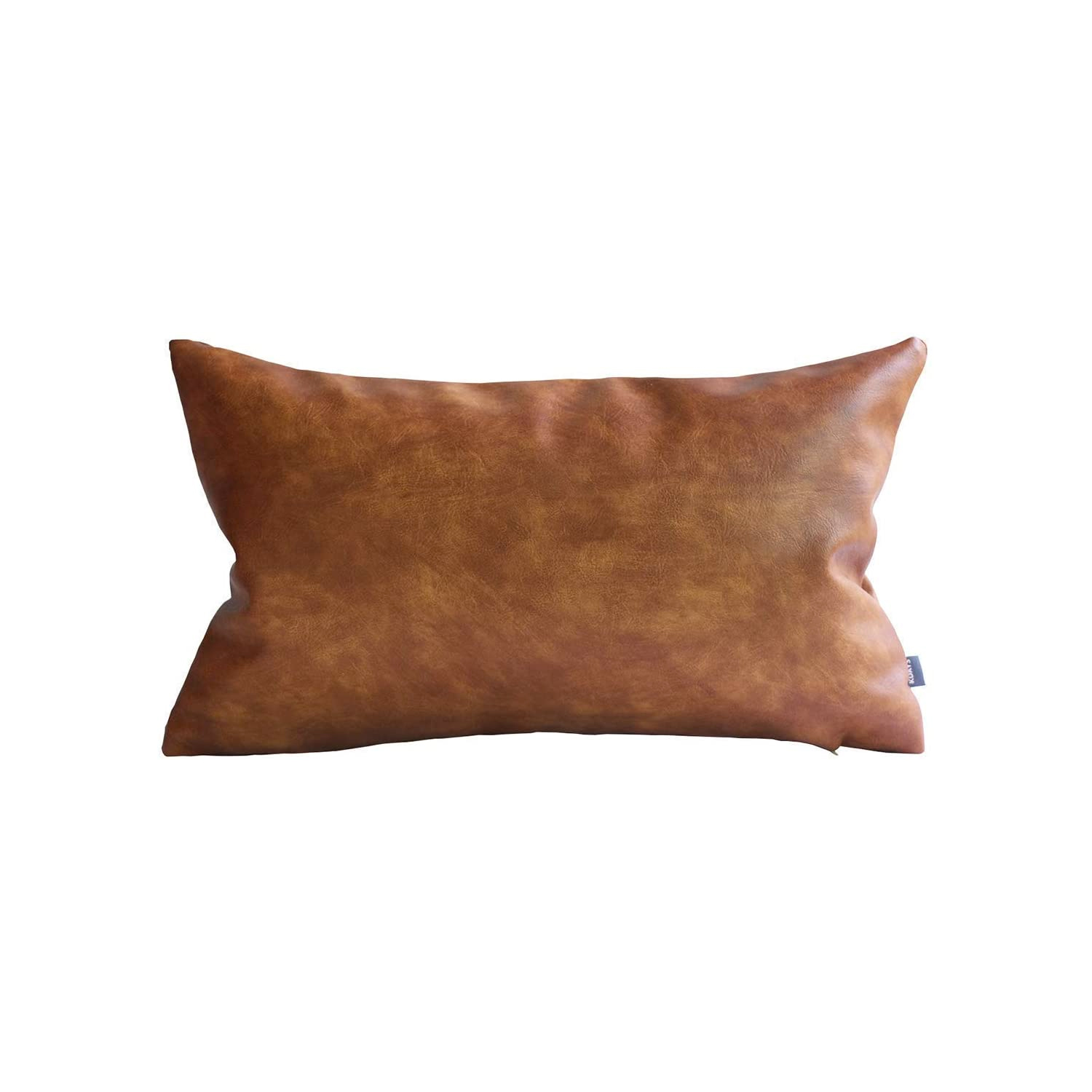 Faux Leather Pillow Cover 