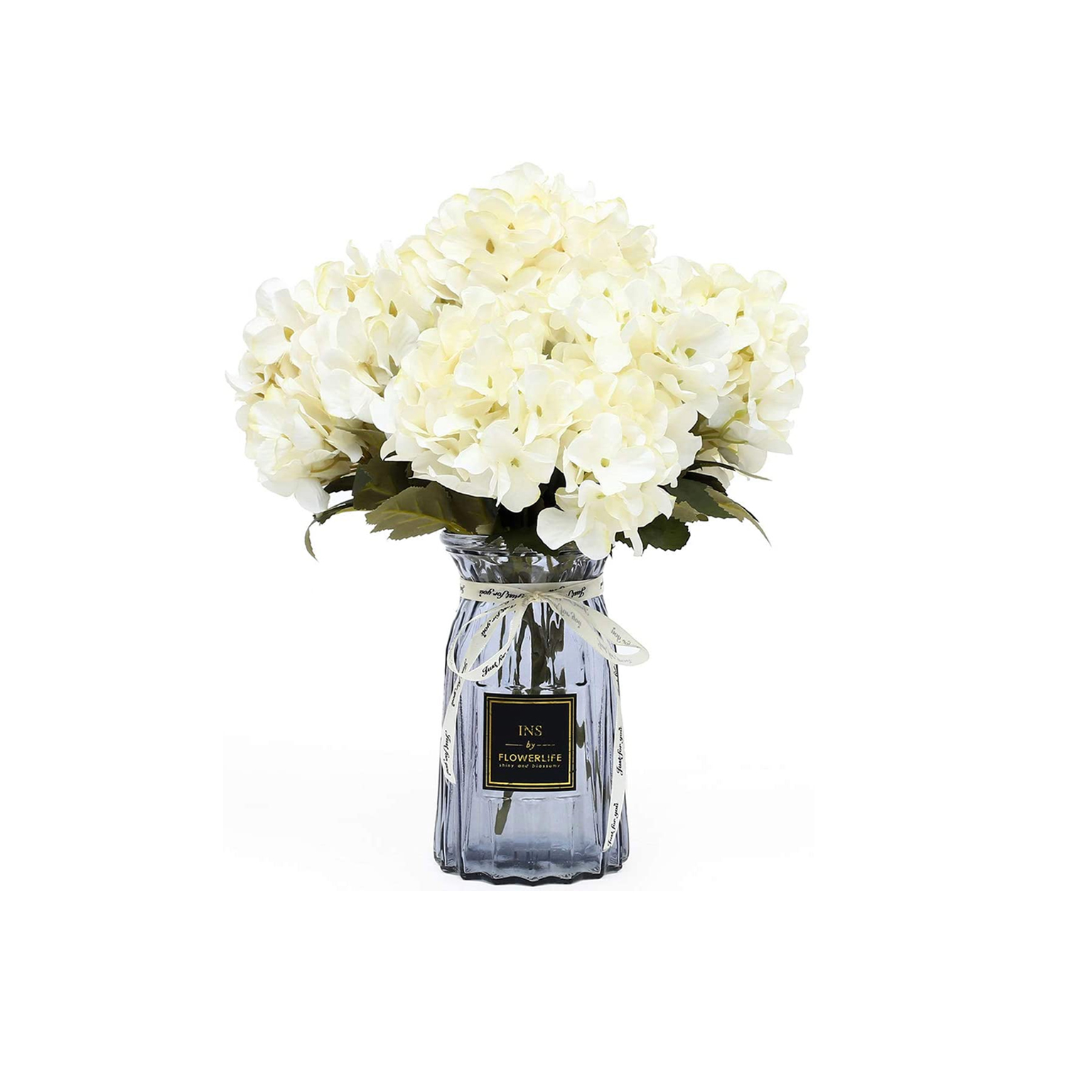 Hydrangea Flowers with Vase