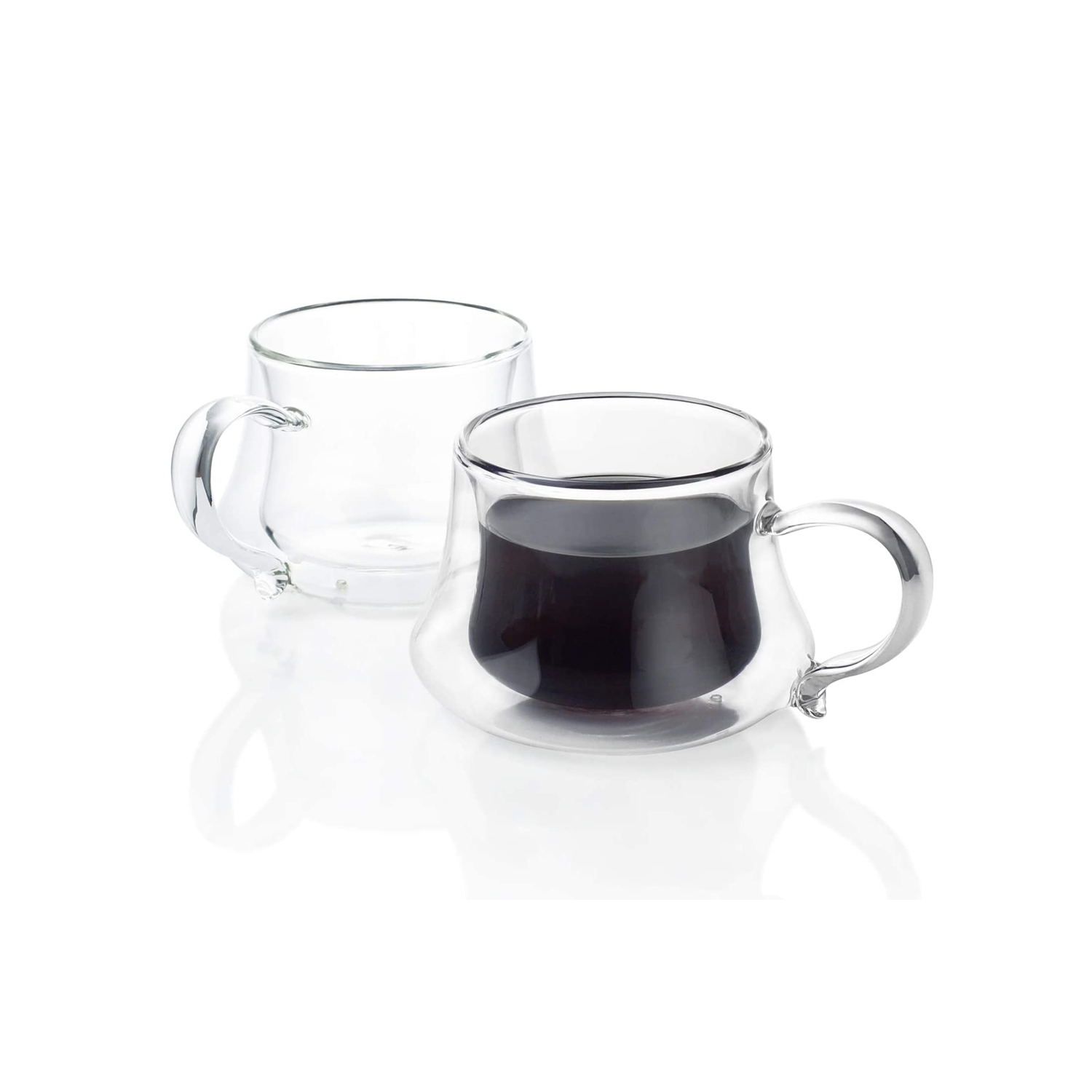 Insulated Glass Coffee Mugs